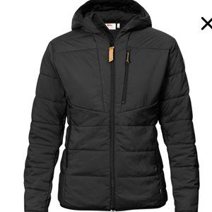 NEW-  Fjallraven Women's Packable padded Jacket- Black